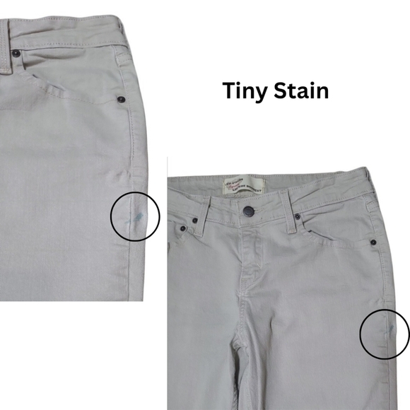 Levi Strauss Signature Low Rise Bootcut WFL423 Khaki Size Misses 8 Long - Picture 11 of 16